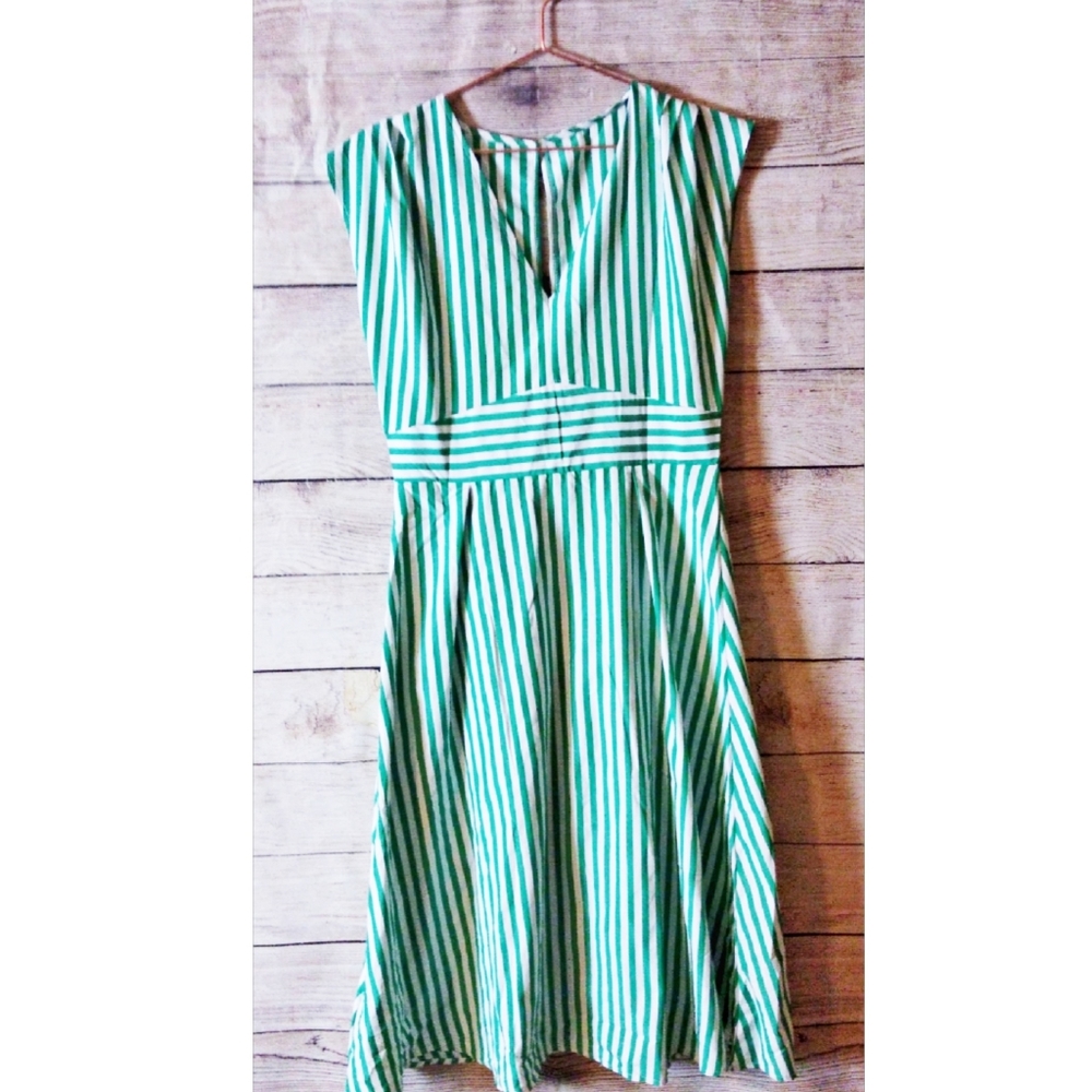 🔥Fit & flare Striped dress
